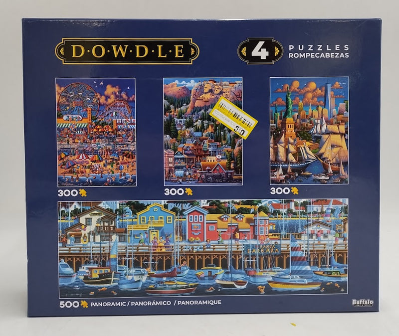 Buffalo Games Dowdle Collectors Jigsaw Puzzle Set 8pk