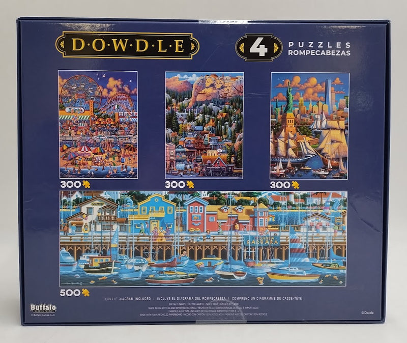 Buffalo Games Dowdle Collectors Jigsaw Puzzle Set 8pk