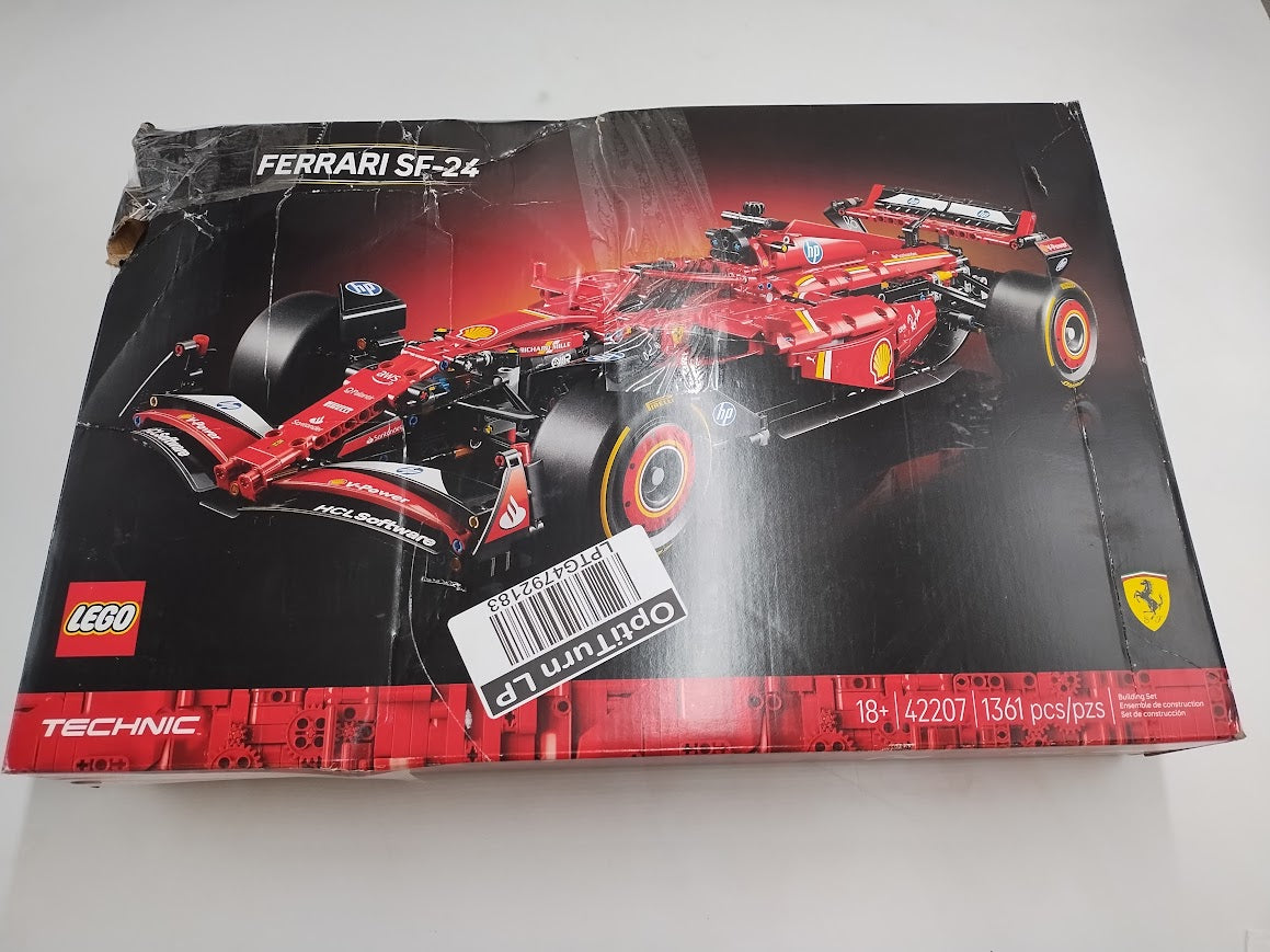 LEGO Technic Ferrari SF-24 F1 Car Model Kit for Adult F1 Fans 42207 SE ...