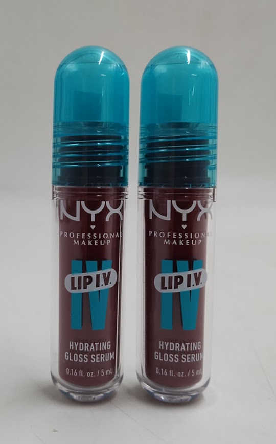 LOT OF 2!! NYX Lip IV Hydrating Lip Gloss Stain - Blush Rush - 0.16 fl oz *ADD 3 TO YOUR CART & 1 IS FREE!*