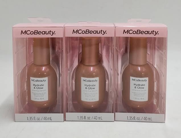LOT OF 3 !! MCoBeauty Hydrate & Glow Ultra-Hue Serum - Bronze
