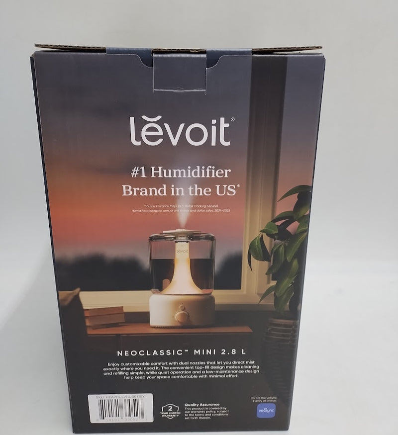Levoit 2.8L NeoClassic Mini Humidifier SEE DETAILS