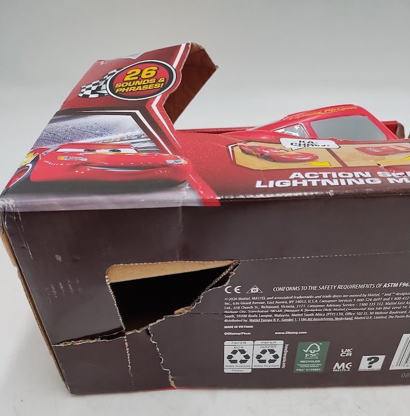 Disney and Pixar Cars Action Scene Lightning McQueen, Battery SEE DETAILS