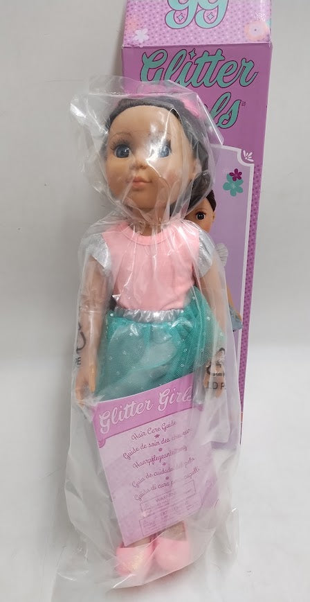 Glitter Girls 14" Poseable Fashion Doll - Candice: Brown Hair, Blue Eyes