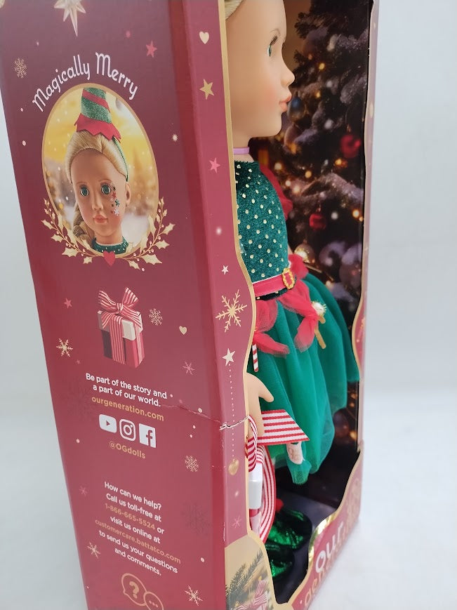 Our Generation Holiday 18" Doll Elf Outfit Keepsake Collection 2026 SEE DETAILS