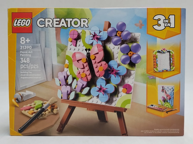 LEGO Creator 3 in 1 Floral Art Decor Painting 31390 SEE DETAILS