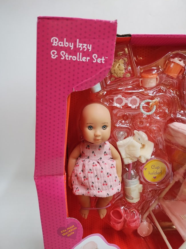Our Generation 8" Baby Doll Izzy Stroller Set Travel Bag 18" Dolls SEE DETAILS