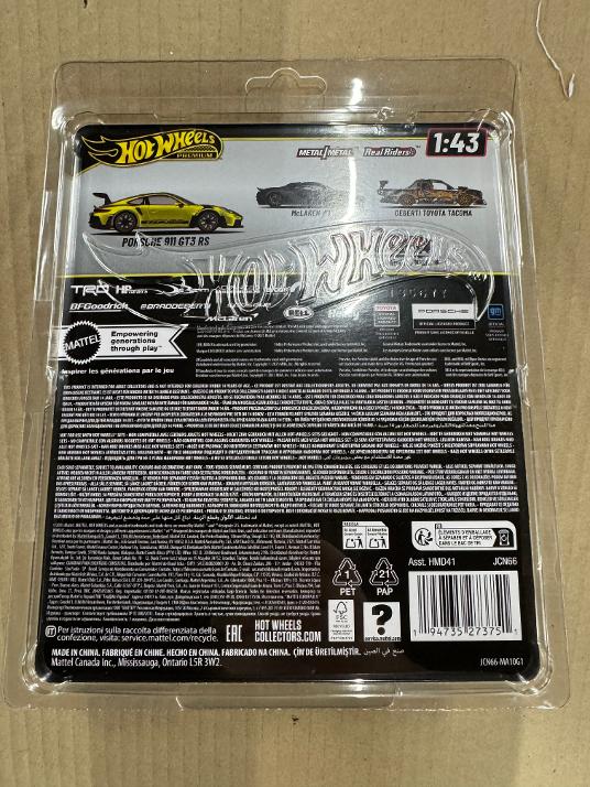 Hot Wheels Car Culture Porsche Gt3 - 1:43 Scale