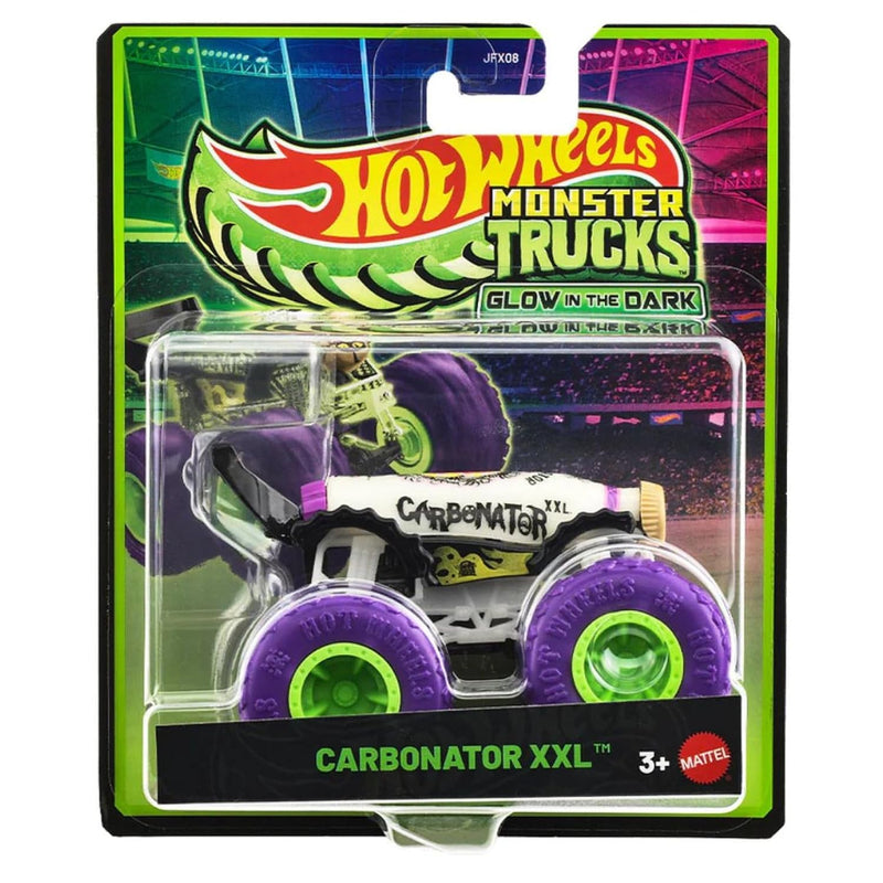Hot Wheels Monster Trucks Glow in the Dark Tri-To-Crush-Me Trike JFX08