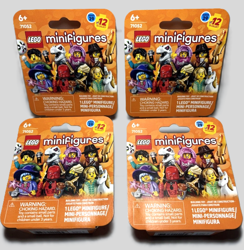 LOT OF 4!!! LEGO Minifigures Series 29 Party Favors 71052