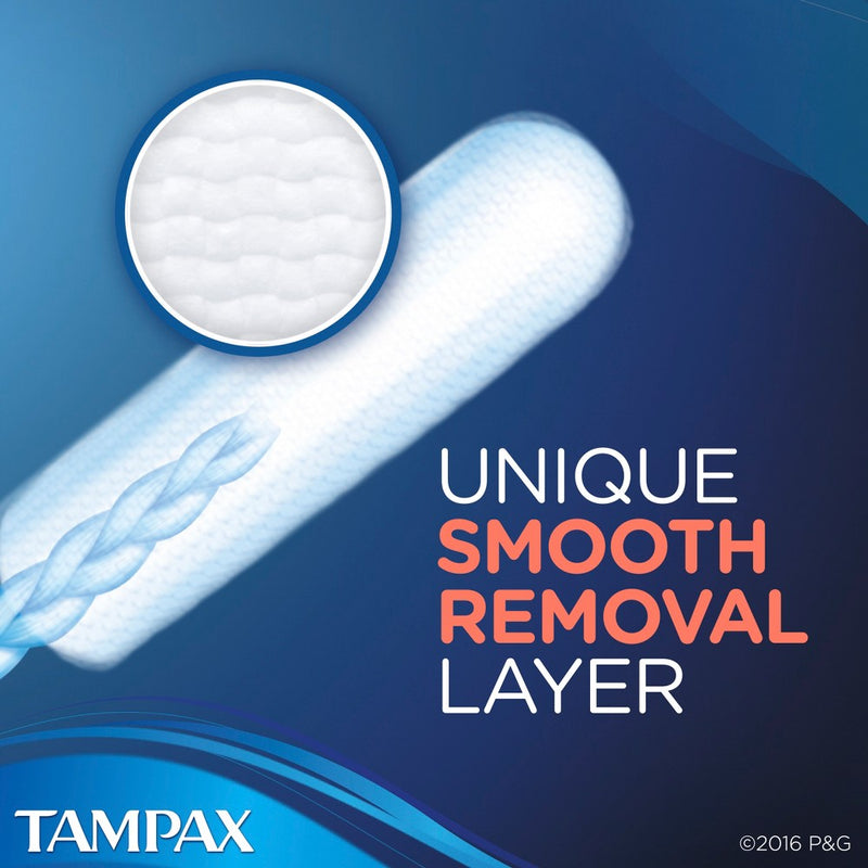 Tampax Pearl Plastic Unscented Tampons - Regular - 36ct