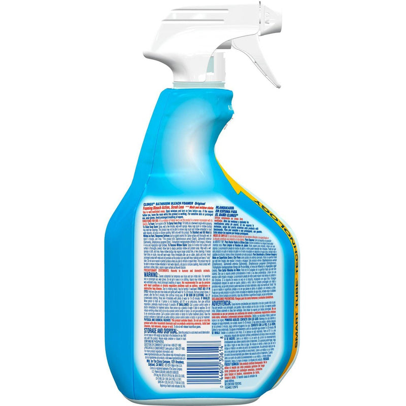 Clorox Bathroom Foamer with Bleach Spray Bottle Original - 30oz