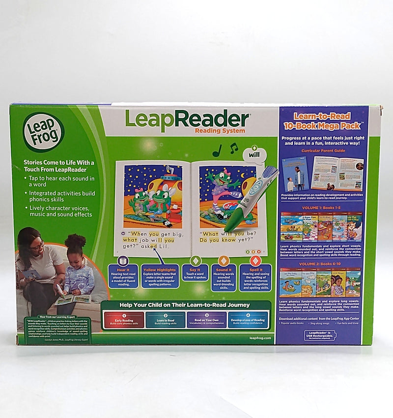 LeapFrog LeapReader System Learn to Read 10 Book Bundle SEE DETAILS