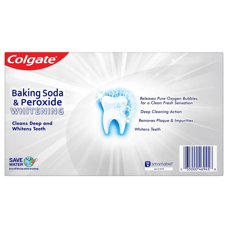 Colgate Baking Soda and Peroxide Whitening Toothpaste - Brisk Mint - 6oz/3pk
