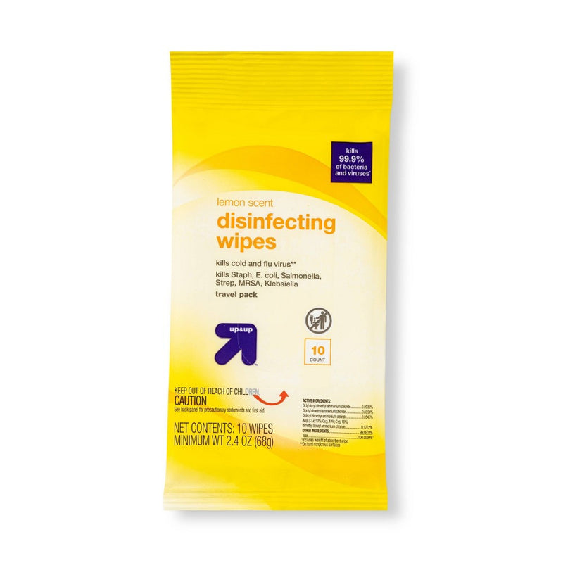 Lemon Disinfecting Wipes - 10ct - Up&Up