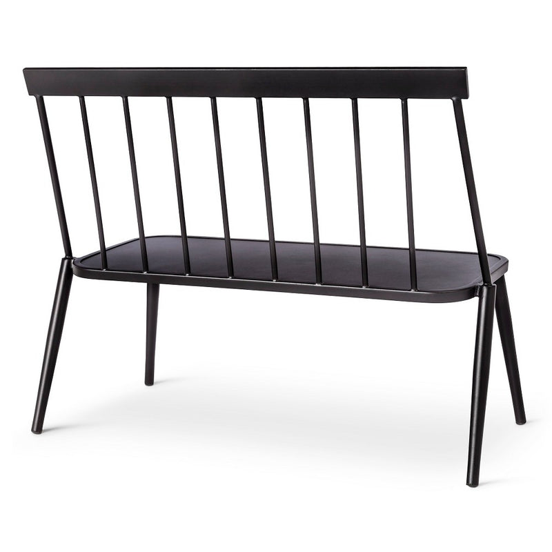 Windsor Metal Stack Patio Bench Black - Project 62bqt2 (LOCAL PICKUP ONLY)