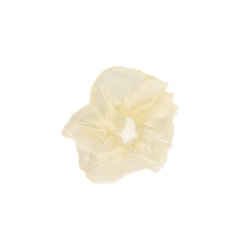 Sincerely Jules by Scunci Extra large Organza Scrunchie - Cream