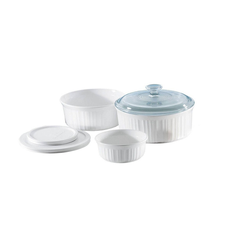 CorningWare 6pc Bakeware Set White