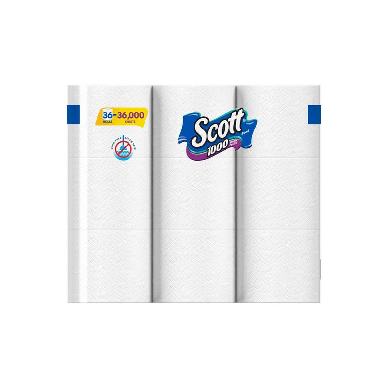 Scott 1000 Toilet Paper - 36 Rolls
