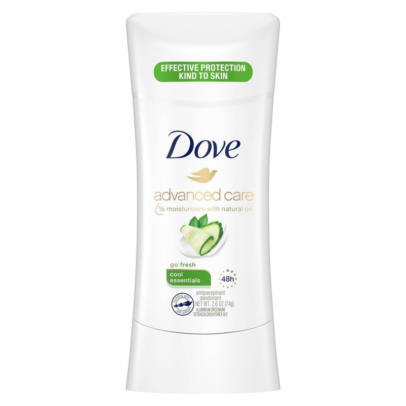 Dove Advanced Care go Fresh Cool Essentials 48-Hour Antiperspirant & Deodorant Stick - 2.6oz