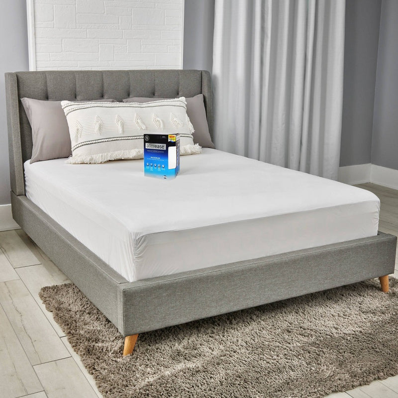 Full Maximum Bed Bug and Allergy Mattress Protector White - AllerEase