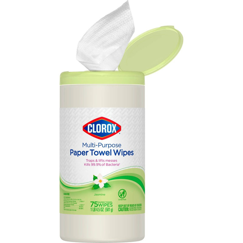 Clorox Paper Towel Wipes - Jasmine - 75ct