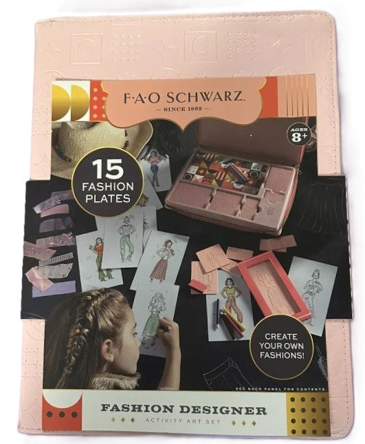 FAO Schwarz Fashion Designer Activity Art Set