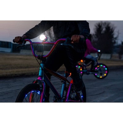 Brightz Ride LED - Flame: Silicone & ABS Bike Light, Handlebar & Seat Post Mount