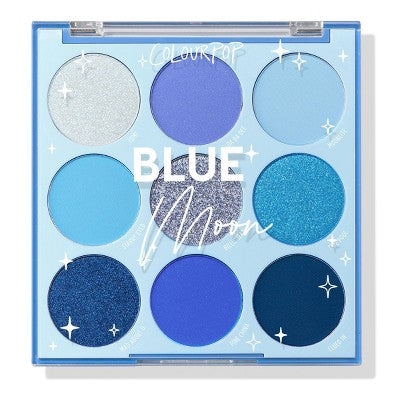 ColourPop 9-Pan Eyeshadow Palette - Blue Moon - 0.3oz