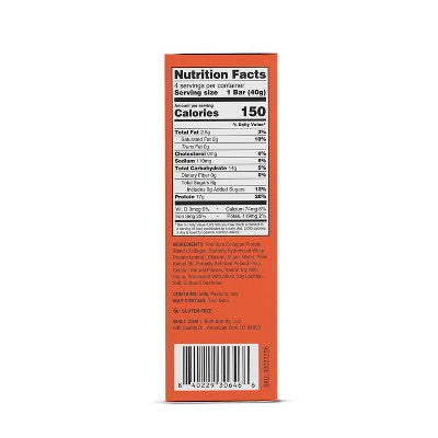 Built Bar Puff Peanut Butter Cup Protein Bars - 17g Protein - 1.41oz/4ct