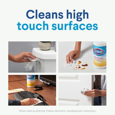 Clorox Lemon Disinfecting Wipes - 50ct