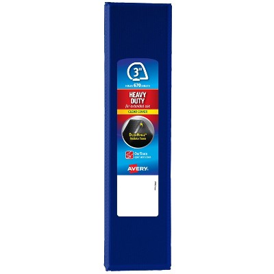 Avery 670 Sheet 3" Heavy Duty Ring Binder Blue