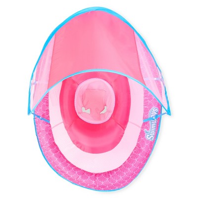 Swimways Sun Canopy Spring Float with Hyper-Flate Valve Pool Lounger