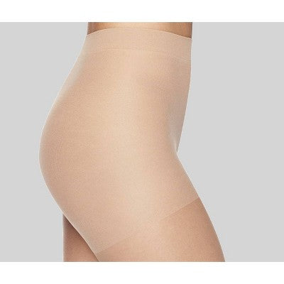 L'eggs Sheer Energy Women's Control Top 2pk Pantyhose - Nude XL: High Waisted, Full Waistband Elastic