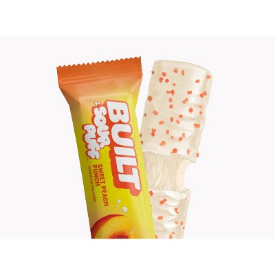 Built Bar Sweet Peach Punch Sour Protein Bars - 16g Protein - 1.45oz/4ct