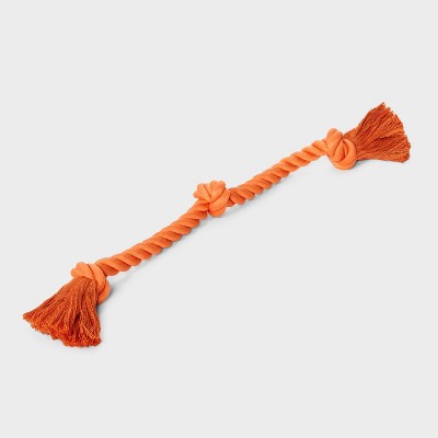 24" Rope Dog Toy - Boots & Barkley Orange