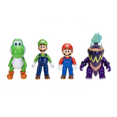 The Super Mario Galaxy Movie - 5" Figure Multi-Pack - Mario, Yoshi and exclusive Wonder Bowser Jr. and Luigi Figures