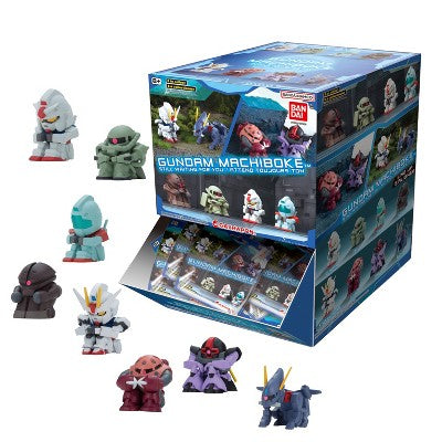 LOT OF 24!! Bandai Mobile Suit Gundam Machiboke Mystery Blind Bag 2" Figure