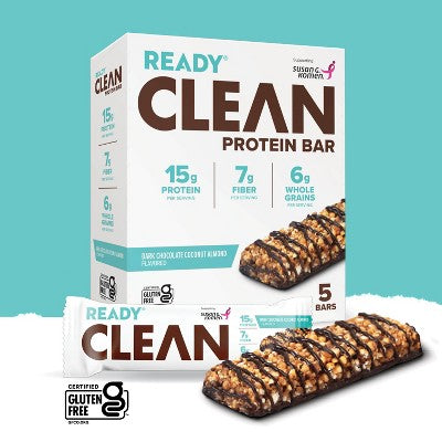 Ready Dark Chocolate Coconut Almond Protein Bars - 15g Protein - 5ct