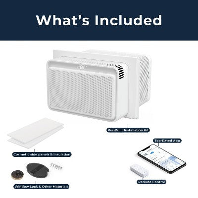 Windmill Air 10000 BTU Inverter Window Air Conditioner with WhisperTech Ultra-Quiet and Smart App/Wi-Fi Remote Control (LOCAL PICKUP ONLY)