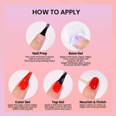 Beetles 12 Colors All In One Nail Polish Starter Kit - 12ct