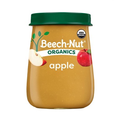 Beech-Nut Non-GMO Organics Apples Baby Food Jar - 4oz