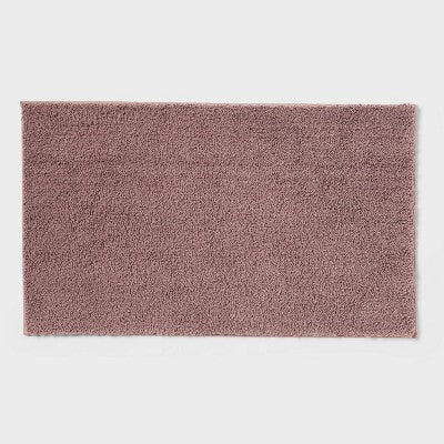 20"x34" Performance Plus Plush Non Skid Bath Rug Mauve - Threshold