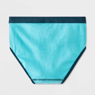 Boys' 7pk Checks and Stripes Printed Briefs - Cat & Jack Green M