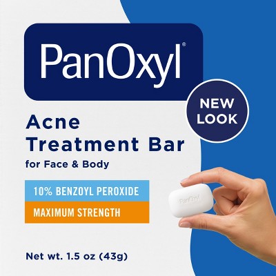 PanOxyl 10% Benzyol Peroxide Acne Cleansing Bar - 1.5oz