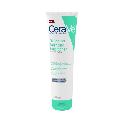 CeraVe Oil Control Gentle Scalp Care Conditioner - 9 fl oz: Hypoallergenic, Paraben-Free, Sulfate-Free