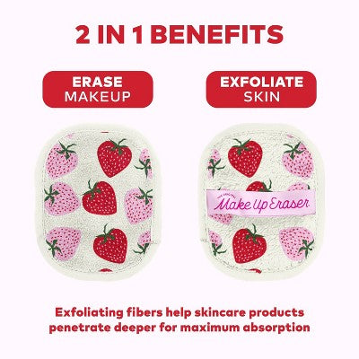 MakeUp Eraser Berry Bliss 5-Day Makeup Remover Cloth Set with Laundry Bag - 6pc