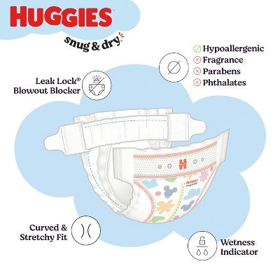 Huggies Snug & Dry Disposable Diapers - Size 4 - 30ct
