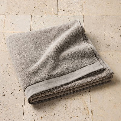 Modal Oversize Bath Towel Gray - Casaluna