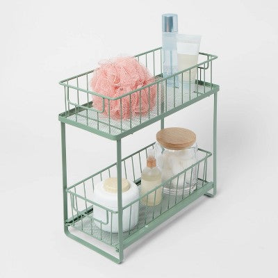 2 Tier Slide Out Green - Brightroom